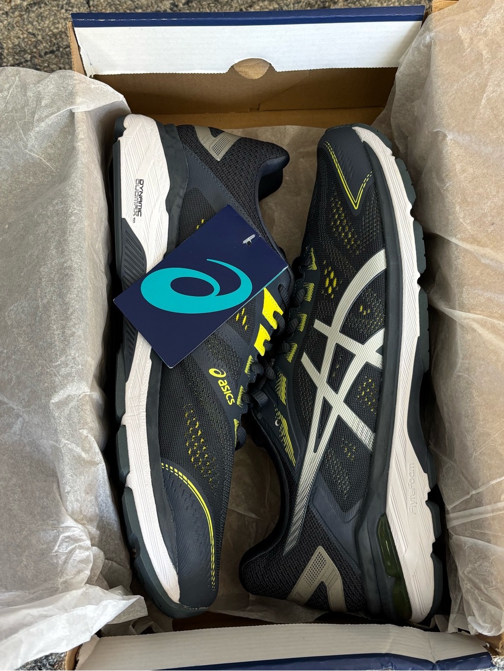 ASICS GT-2000 7 Men’s Size 11 Tarmac Lemon Spark Running Shoes NWT